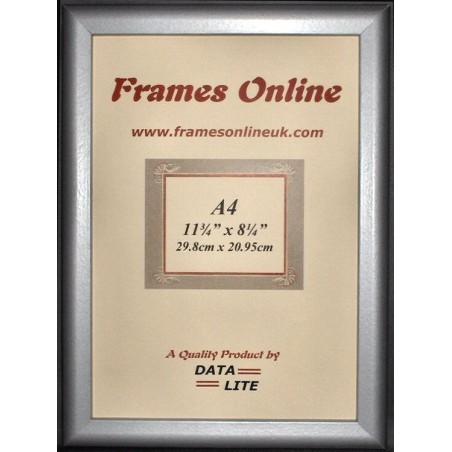 D Range Size A4 Slope Silver Certificate Frame