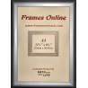 D Range Size A4 Slope Silver Certificate Frame