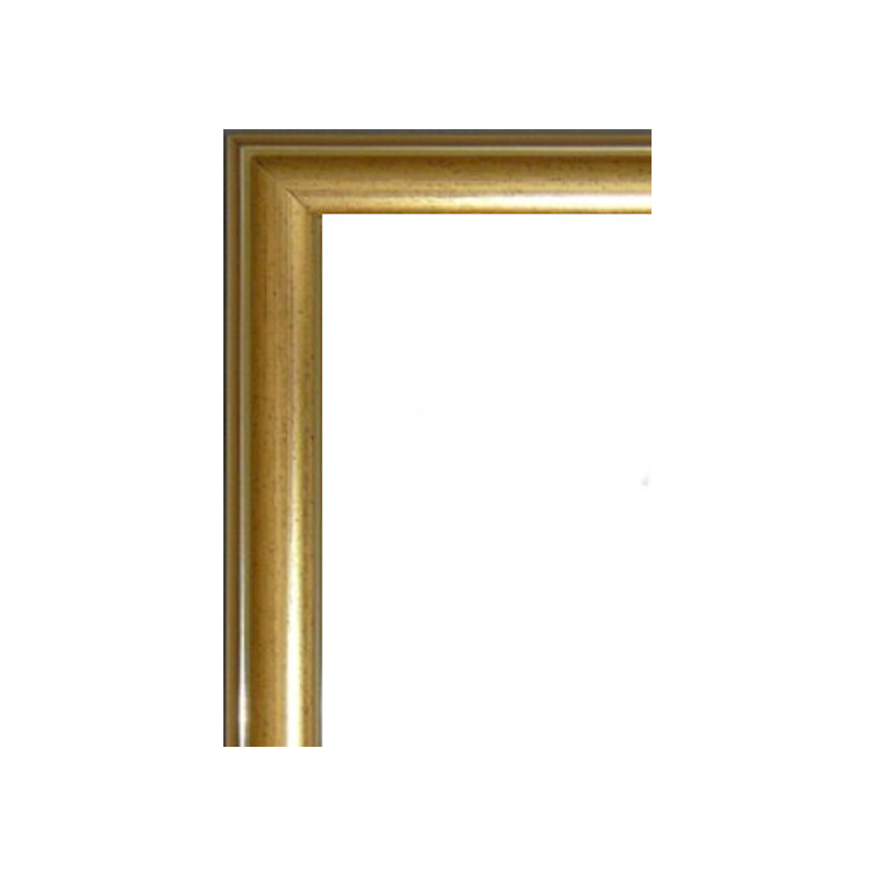 E Range Dome Gold Picture Frame Cross Cut