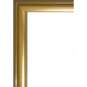 E Range Dome Gold Picture Frame Cross Cut